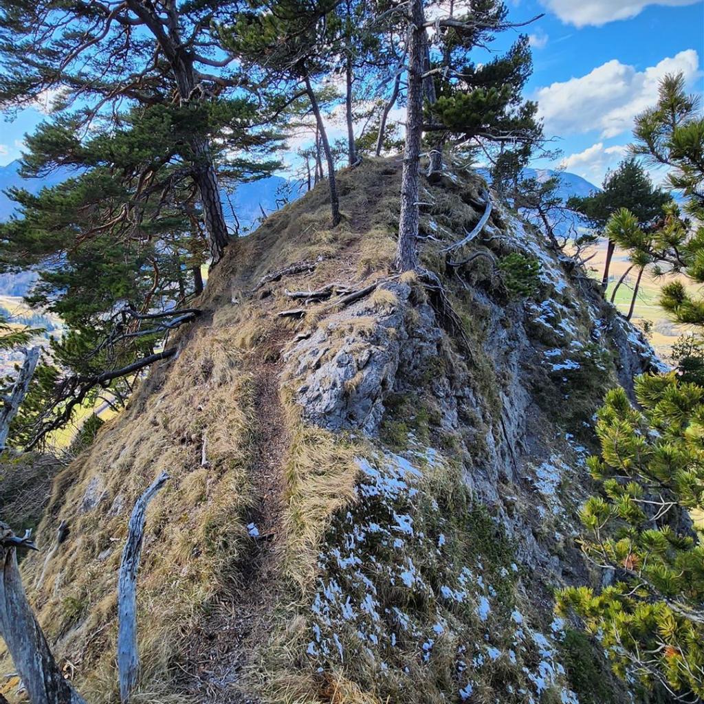 Der obere Grat zum Heldenkreuz