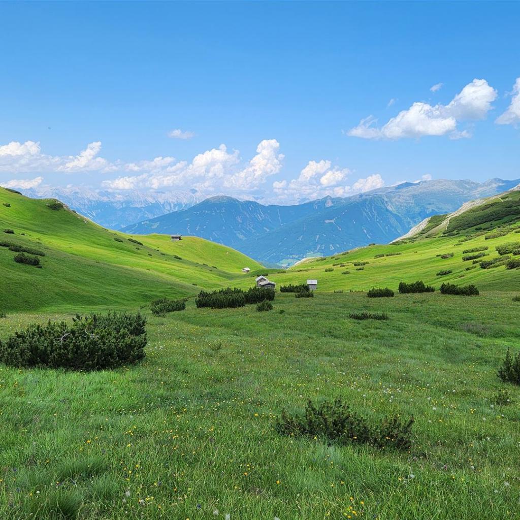 Buckelwiesen beim Abstieg
