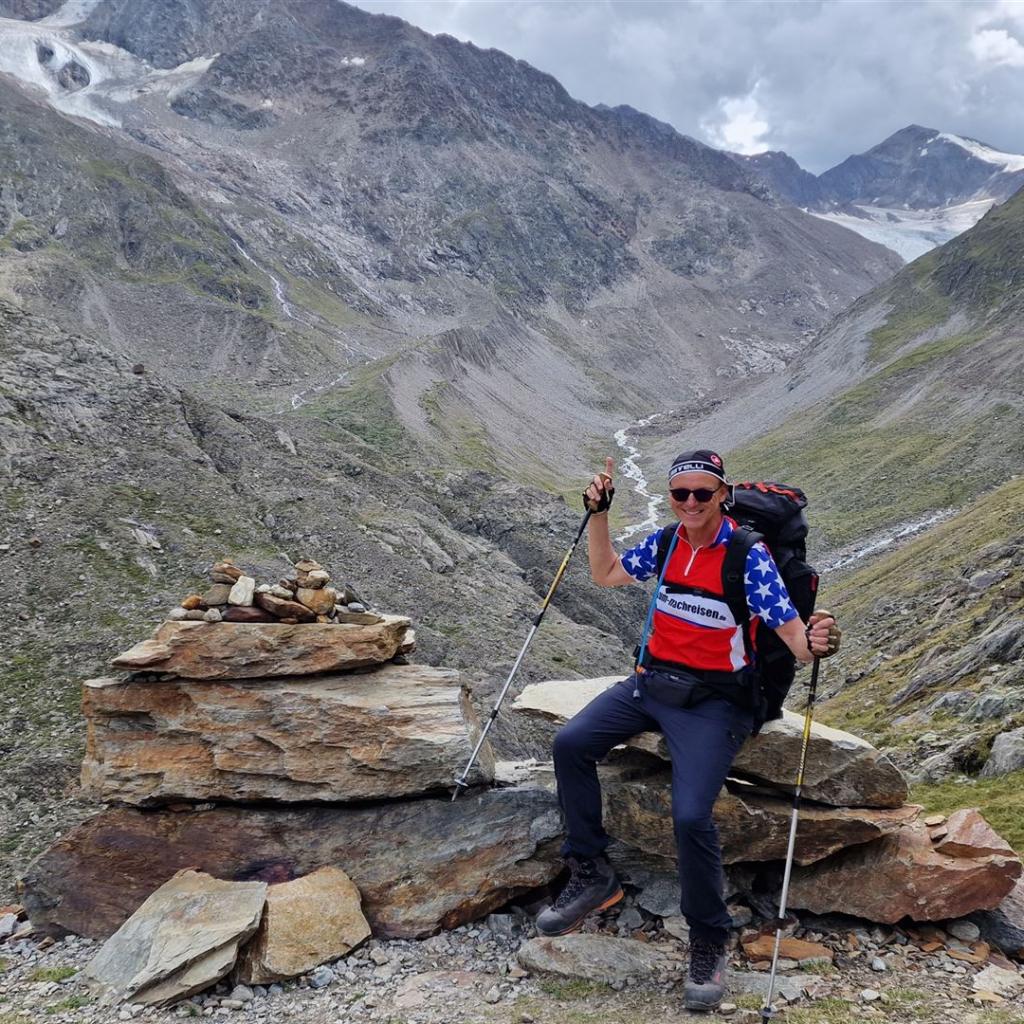 Auf dem Weg zur Martin-Busch-Hütte