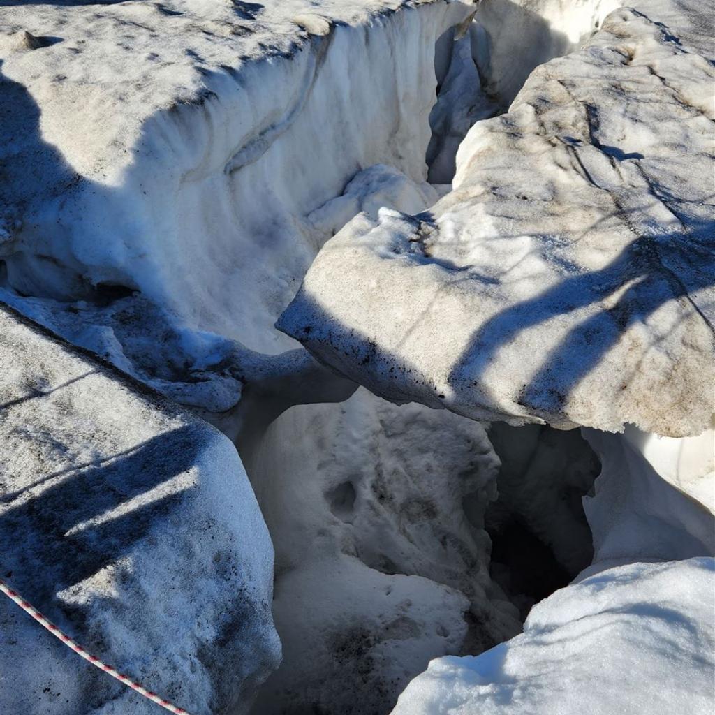 Gletscherspalte