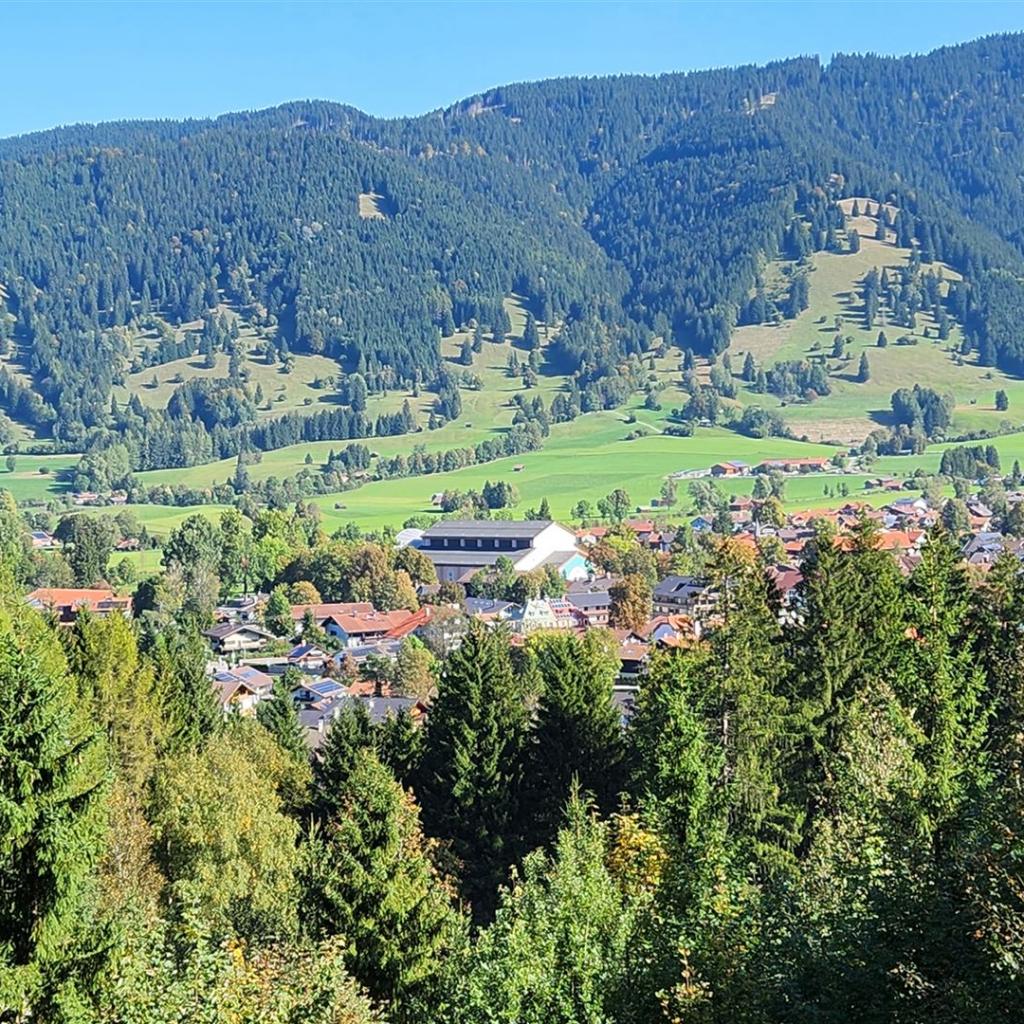 Blick auf das Passionstheater