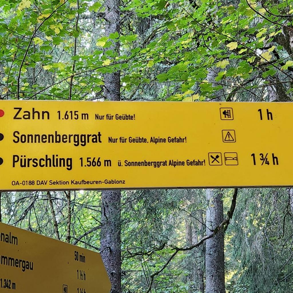 Zahn und Sonnenberggrat sind nicht zu unterschätzen