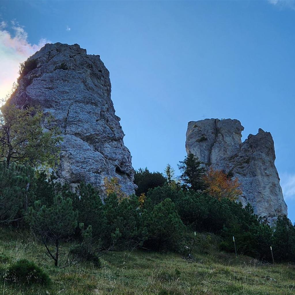 Am Zahn beginnt der Sonnenberggrat
