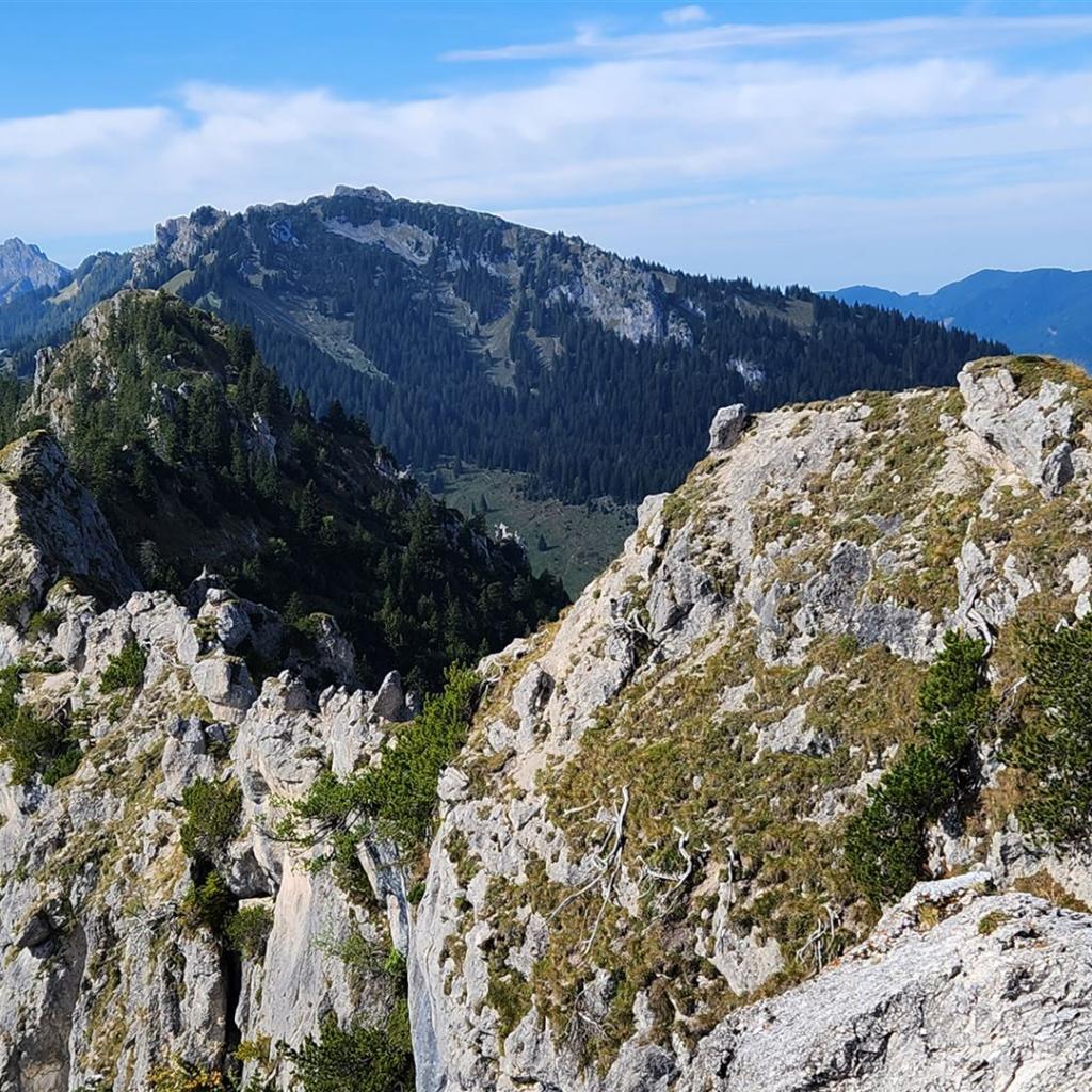 Blick über den Sonnenberggrat