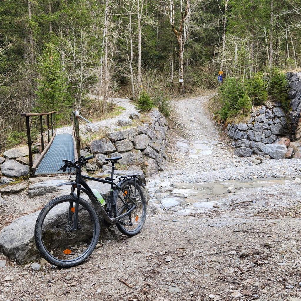 Endstation mit dem Bike