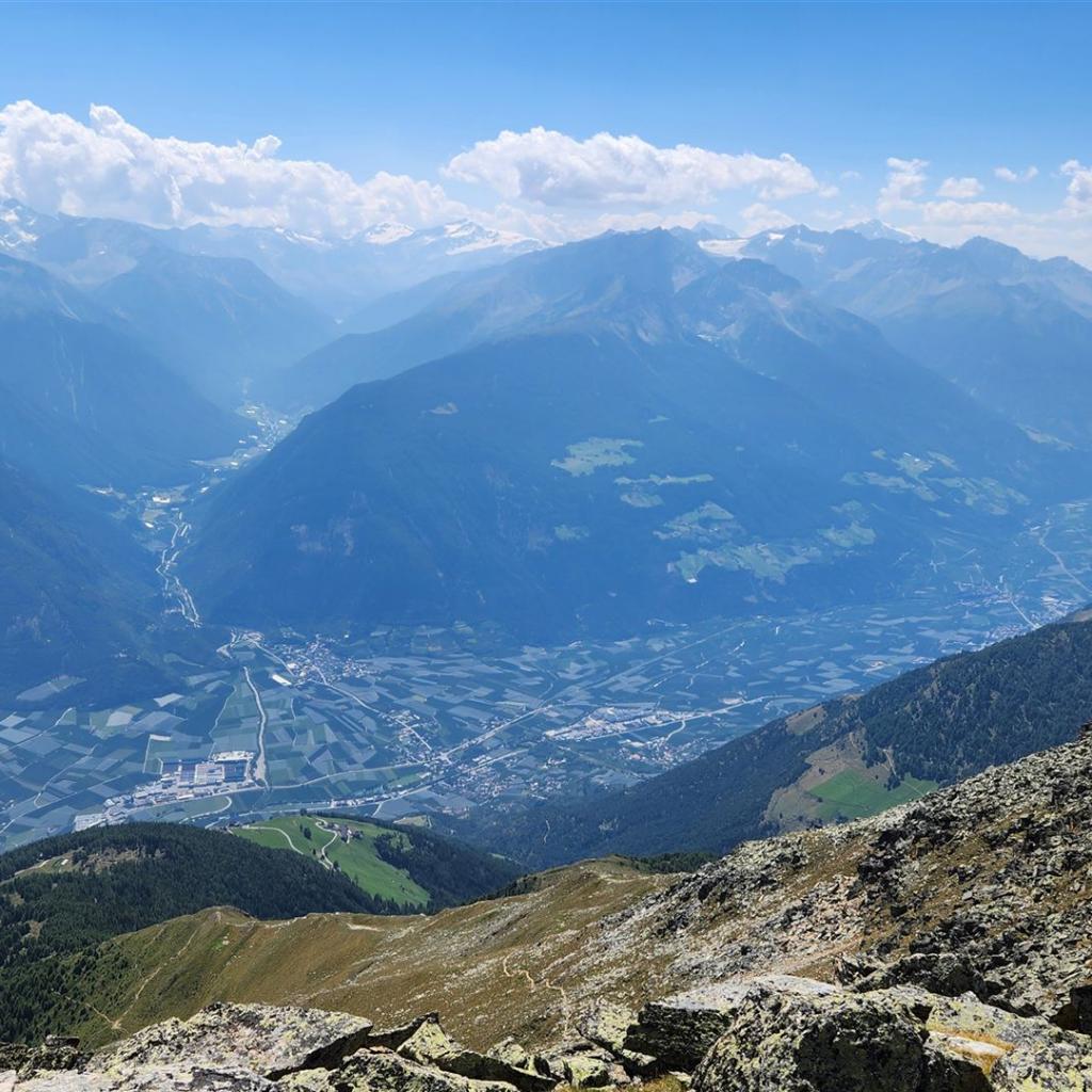 Tiefblick in den Vinschgau