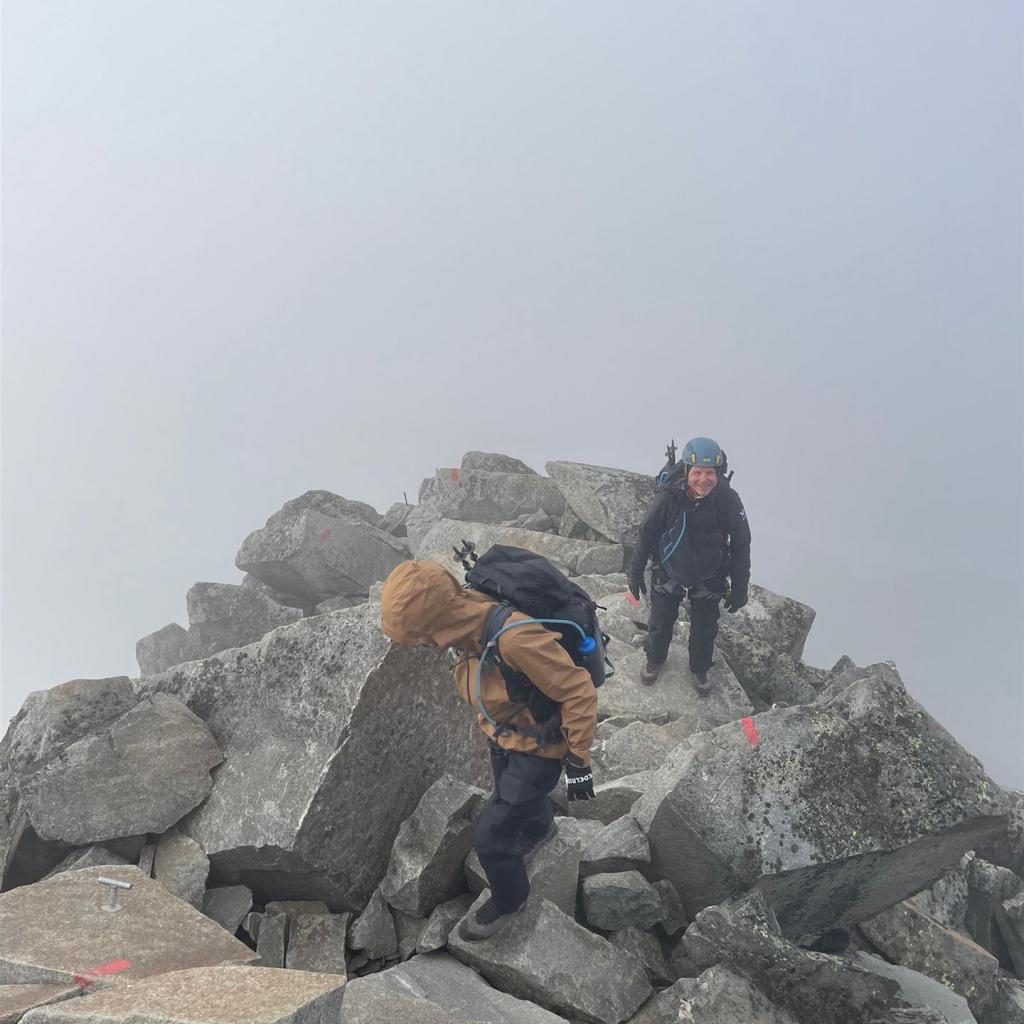 Am Grat zum Wilden Pfaff