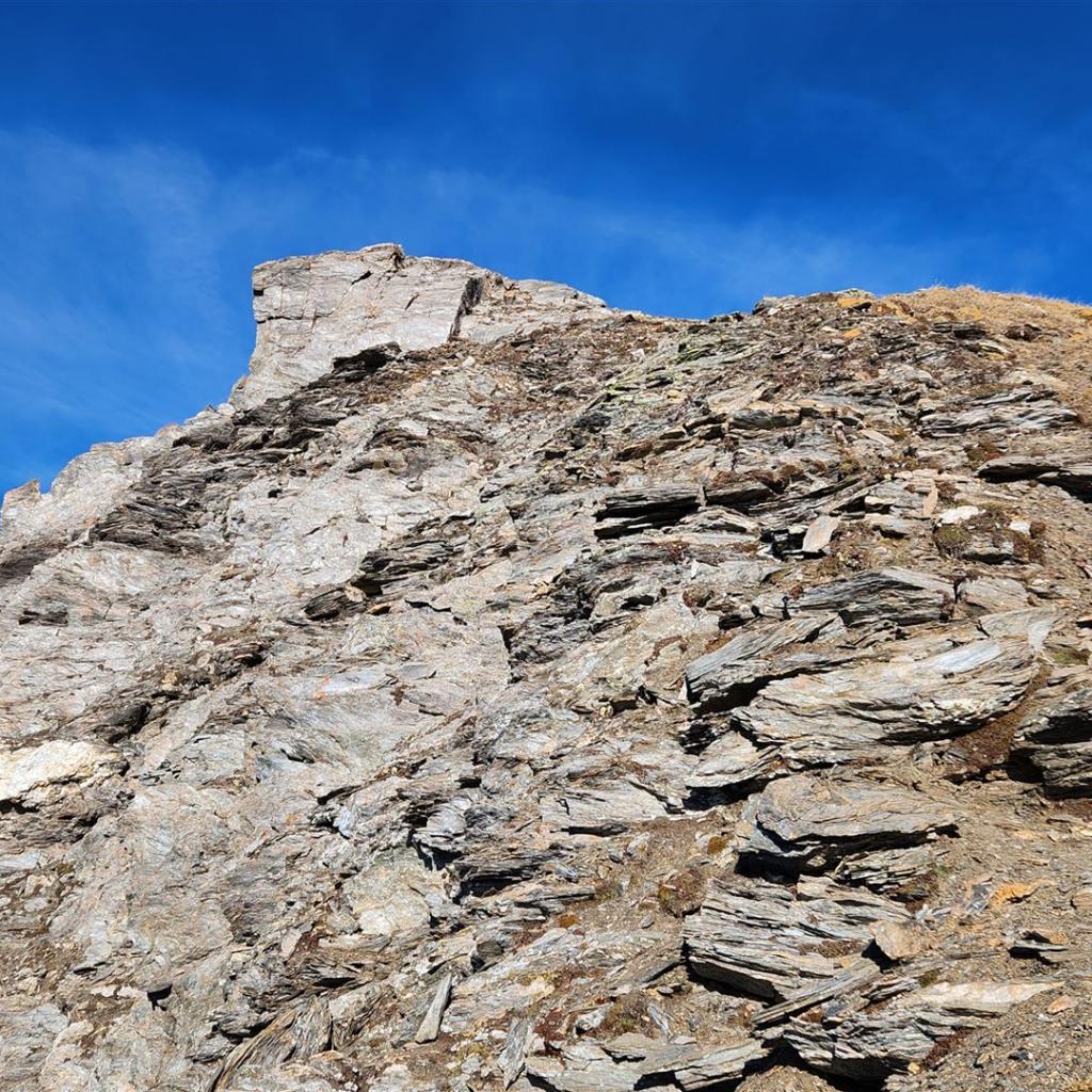 Die letzten Meter vor dem Gipfel