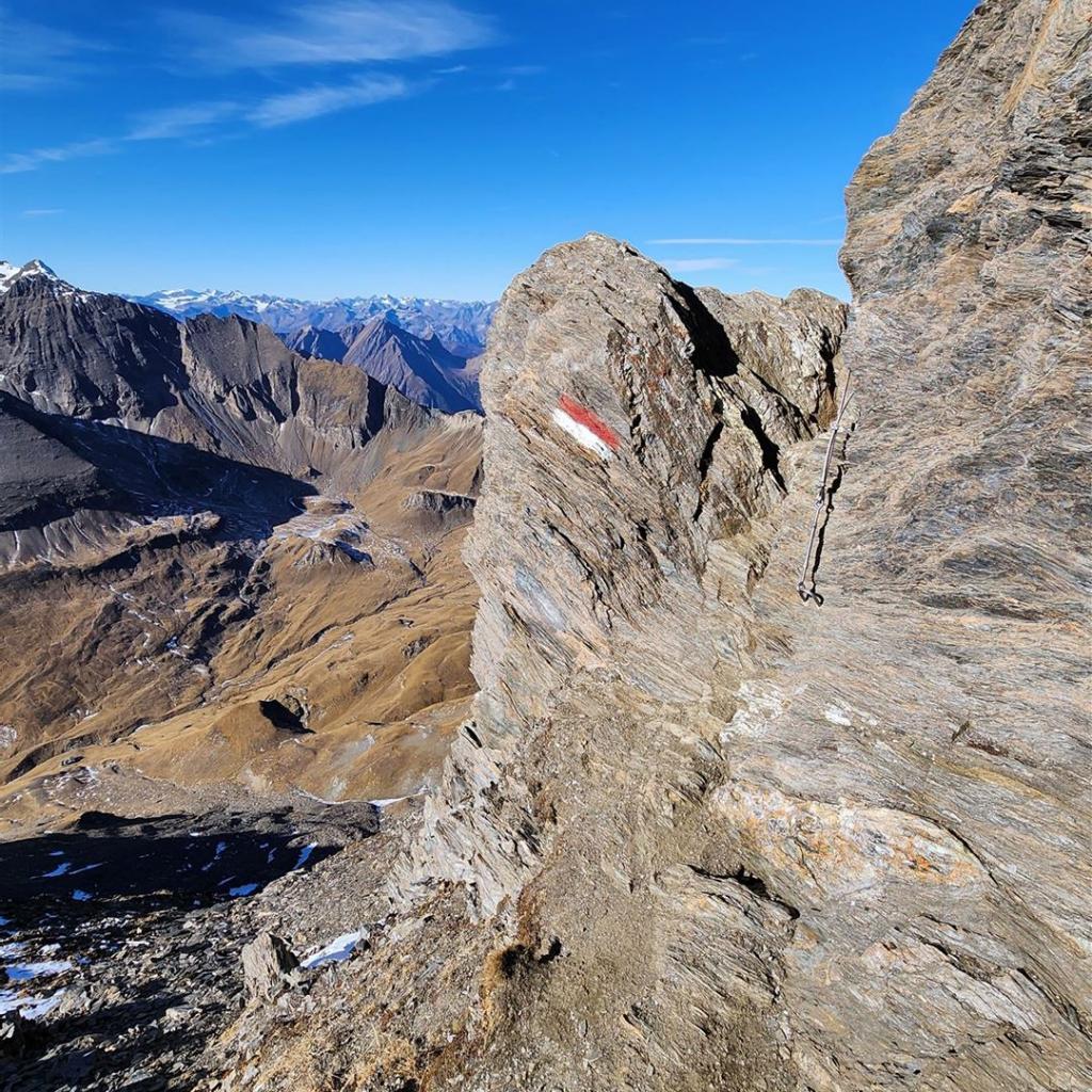 Eine von zwei Kletterstellen