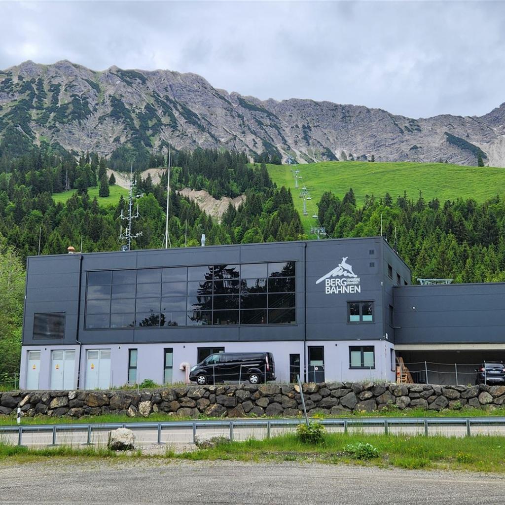 Blick von der Talstation auf den Iseler