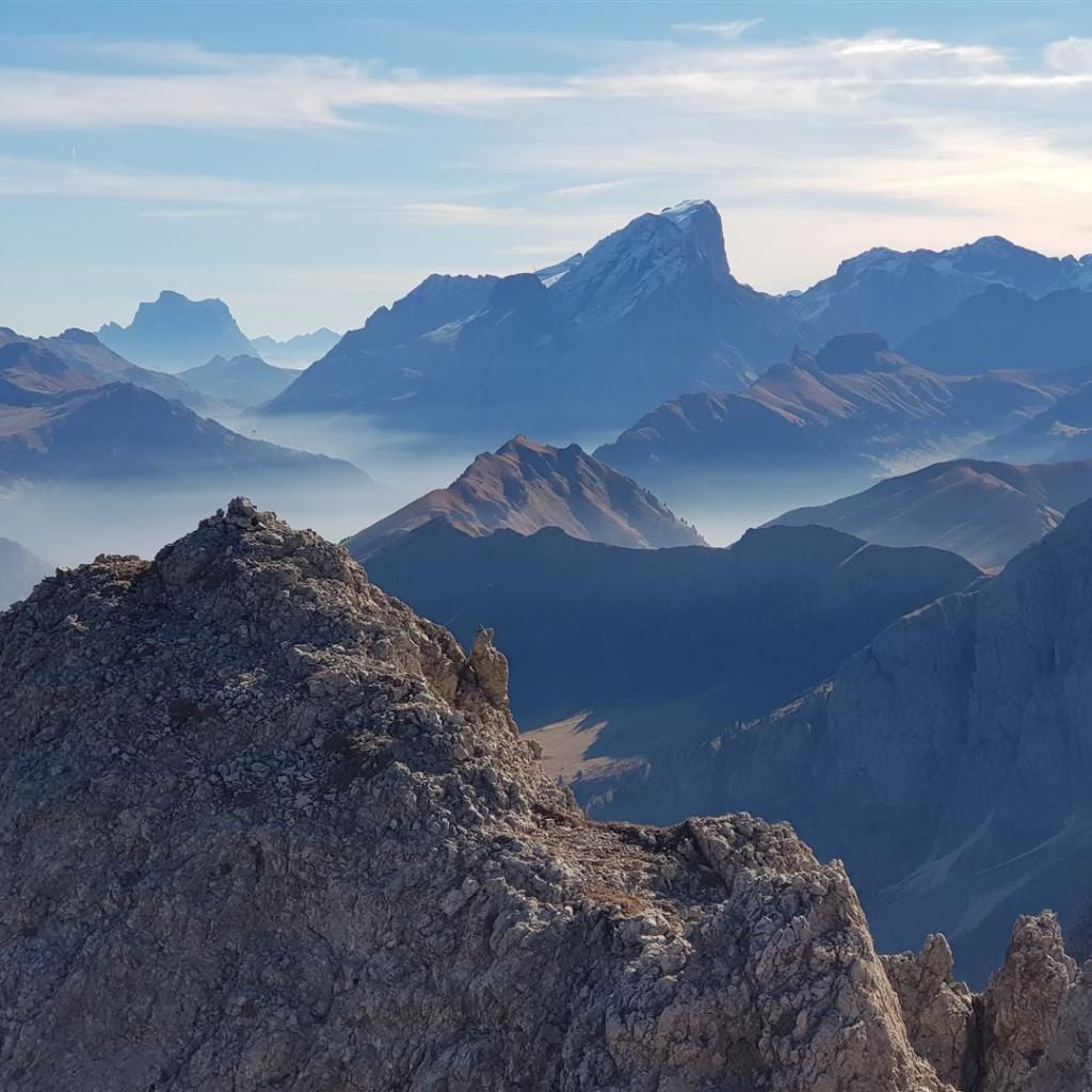 Die Spitze der Marmolada