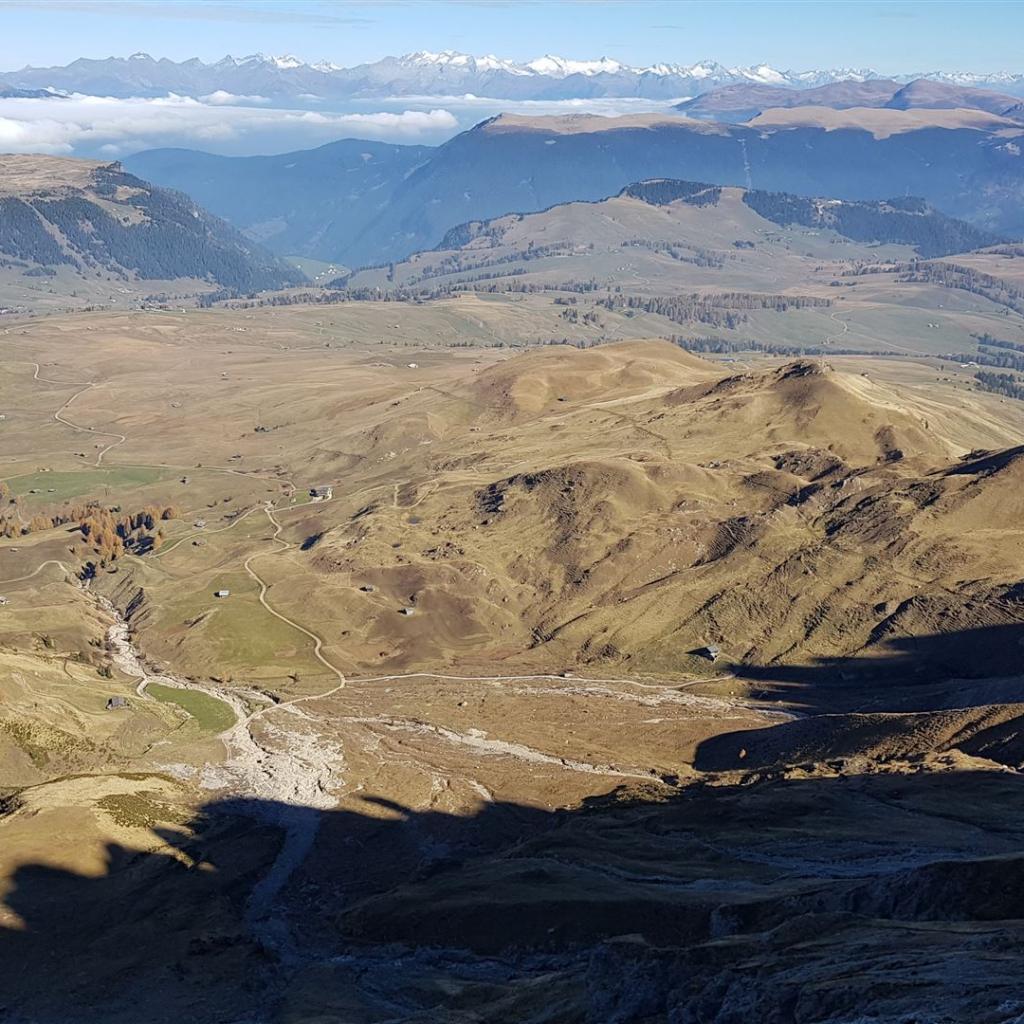 Blick über die Seiser Alm