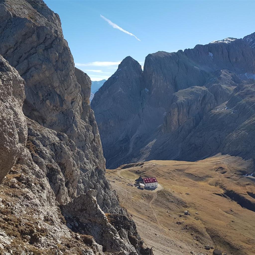Tierser Alpl Hütte und Molignon