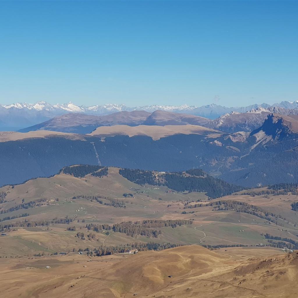 Blick über die Seiser Alm