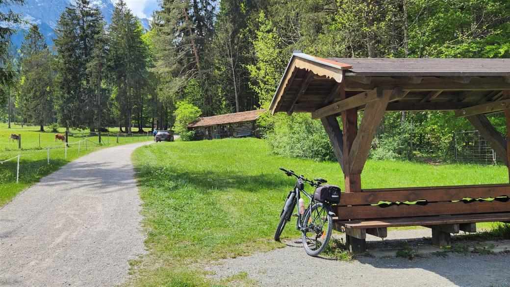 Beginn des Anstiegs zum Eibsee