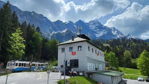Die Zahnradbahn auf die Zugspitze