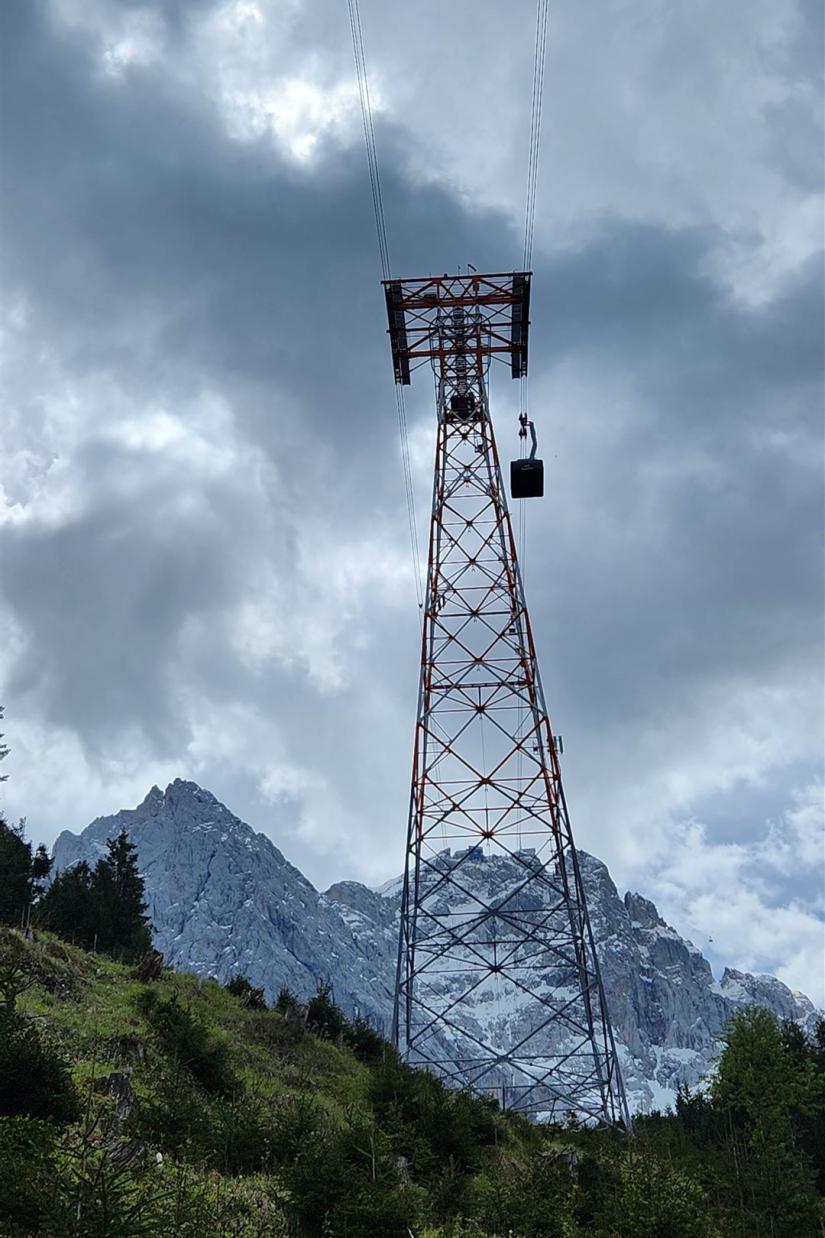 Die einzige Stütze der Eibseebahn