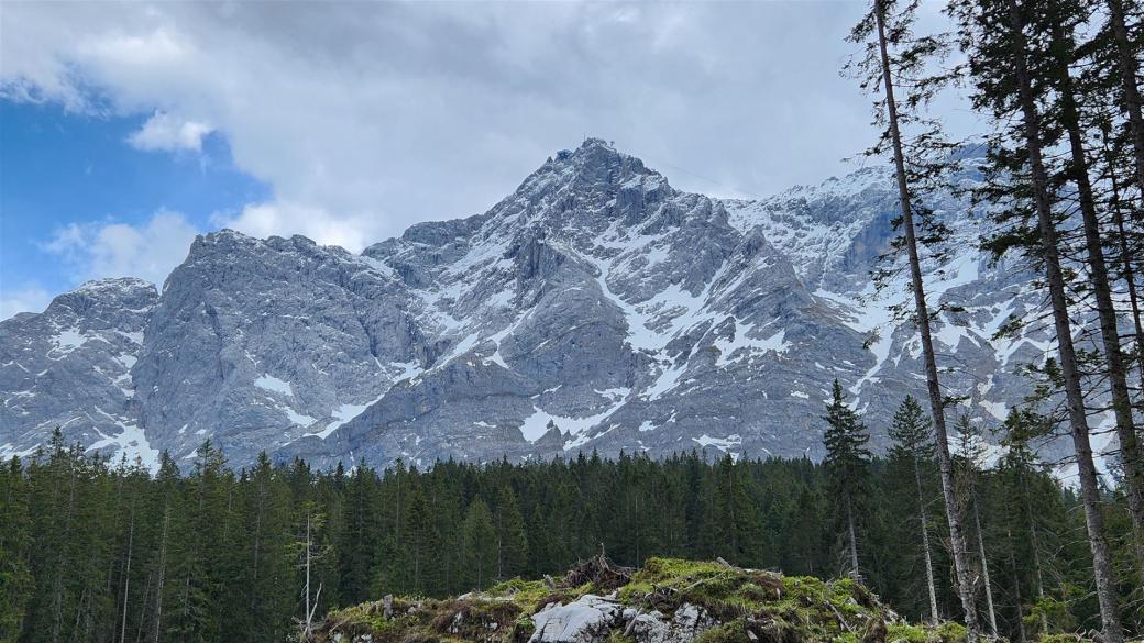 Blick zur Zugspitze