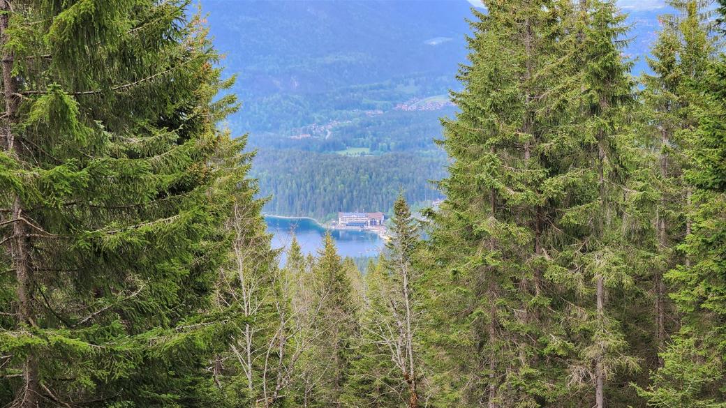 Eine weitere Stempelstelle mit Eibseeblick