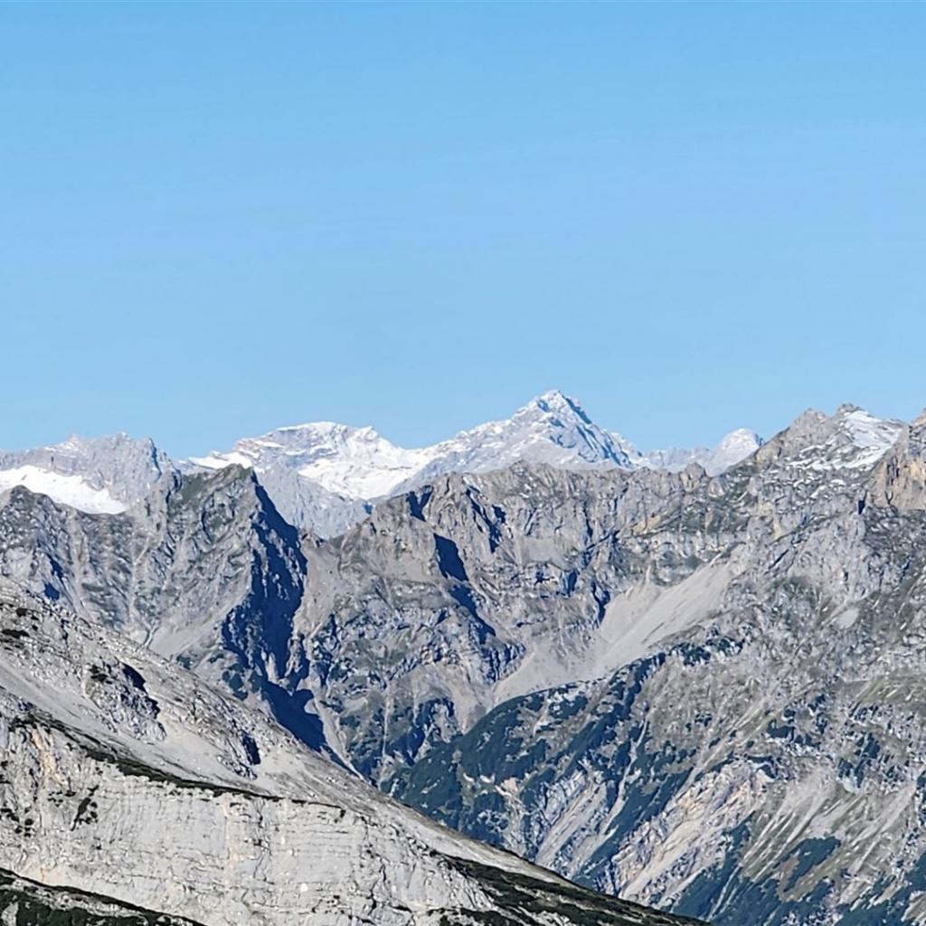 Blick hinüber zur Zugspitze