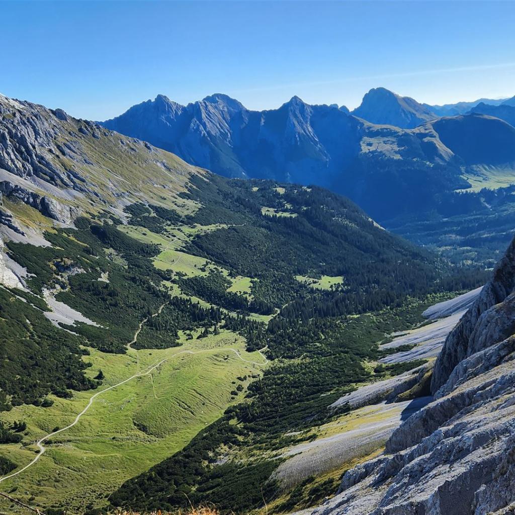 Blick zum kleinen Ahornboden