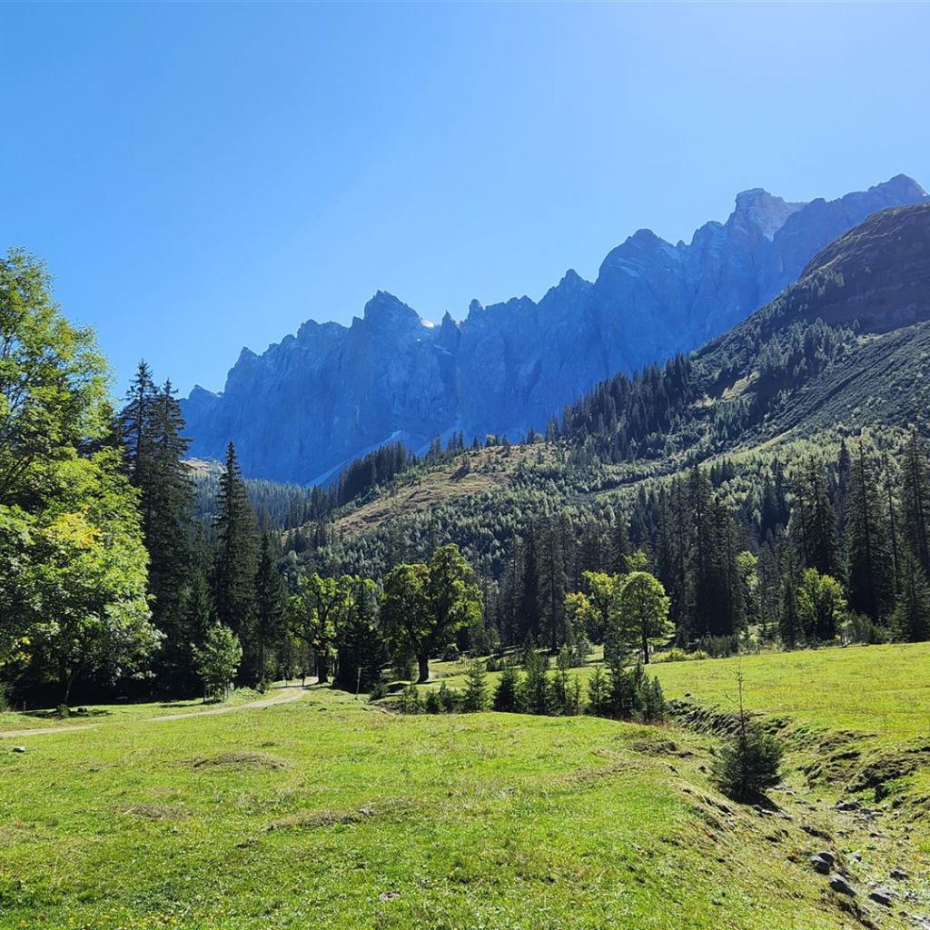 Kleiner Ahornboden mit Laliderer Wänden