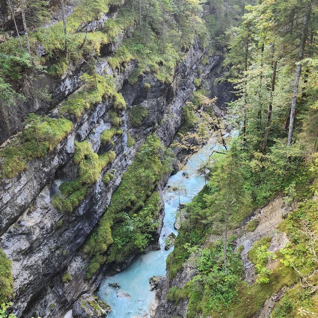 Die Partnach in der Tiefe