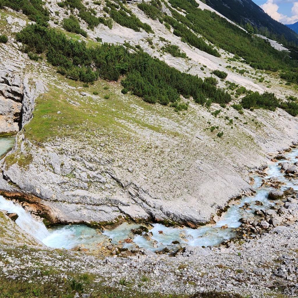 Die ersten Meter der jungen Partnach