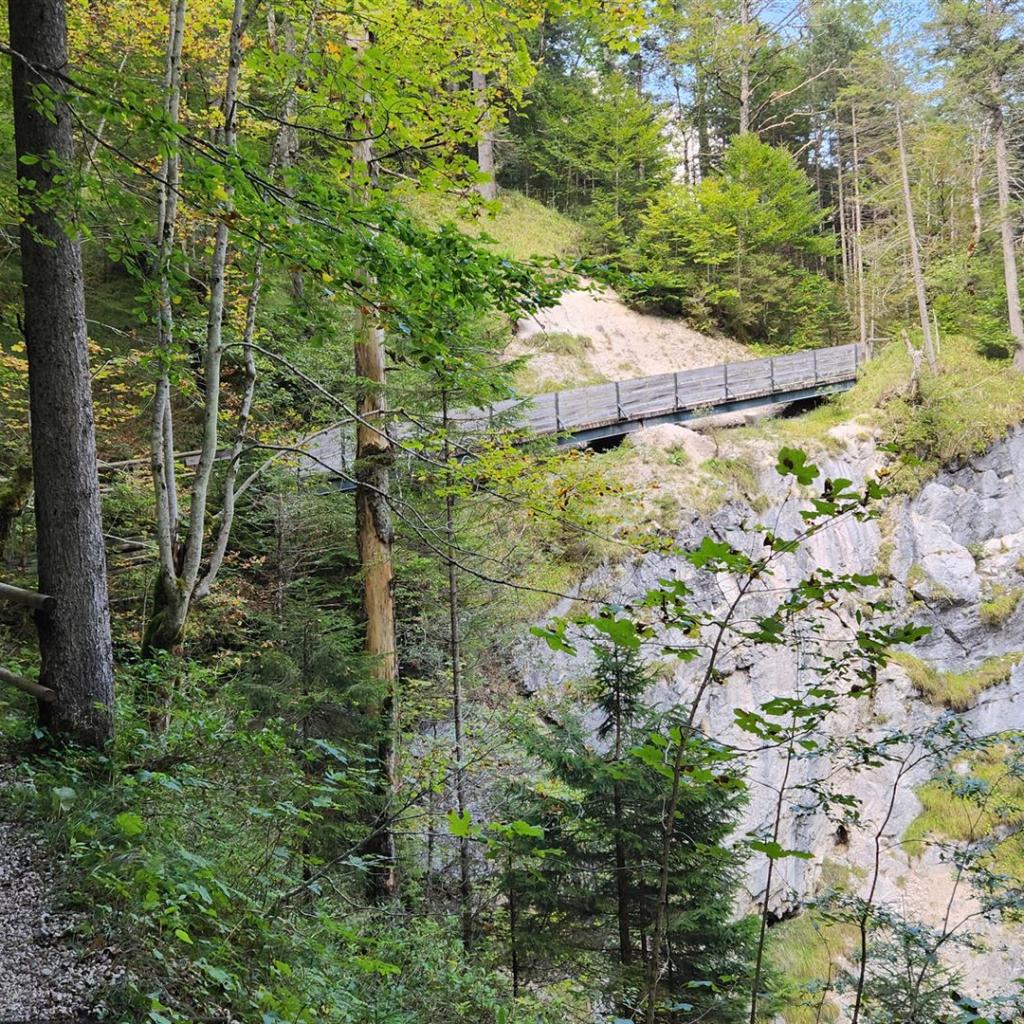 Hoch über der Partnach