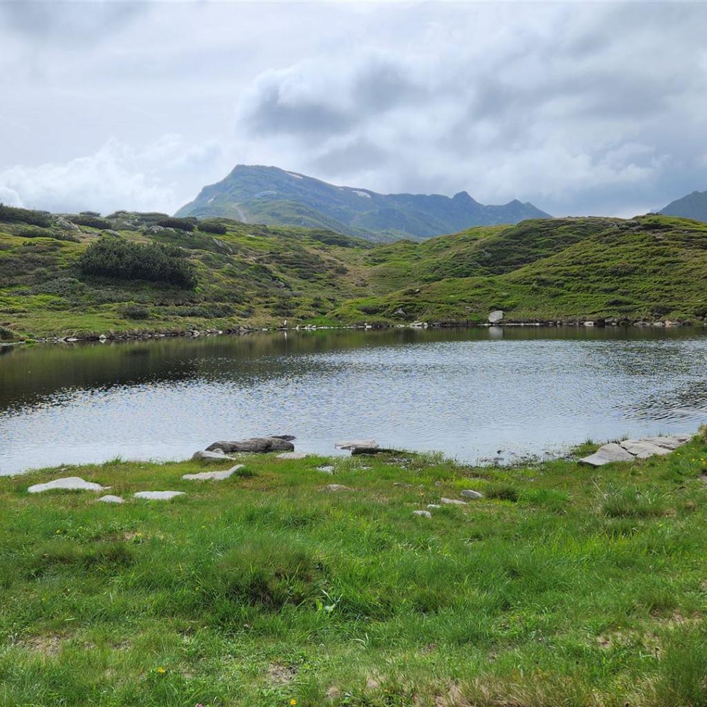 Der Wasserfaller See am Rinner Sattel