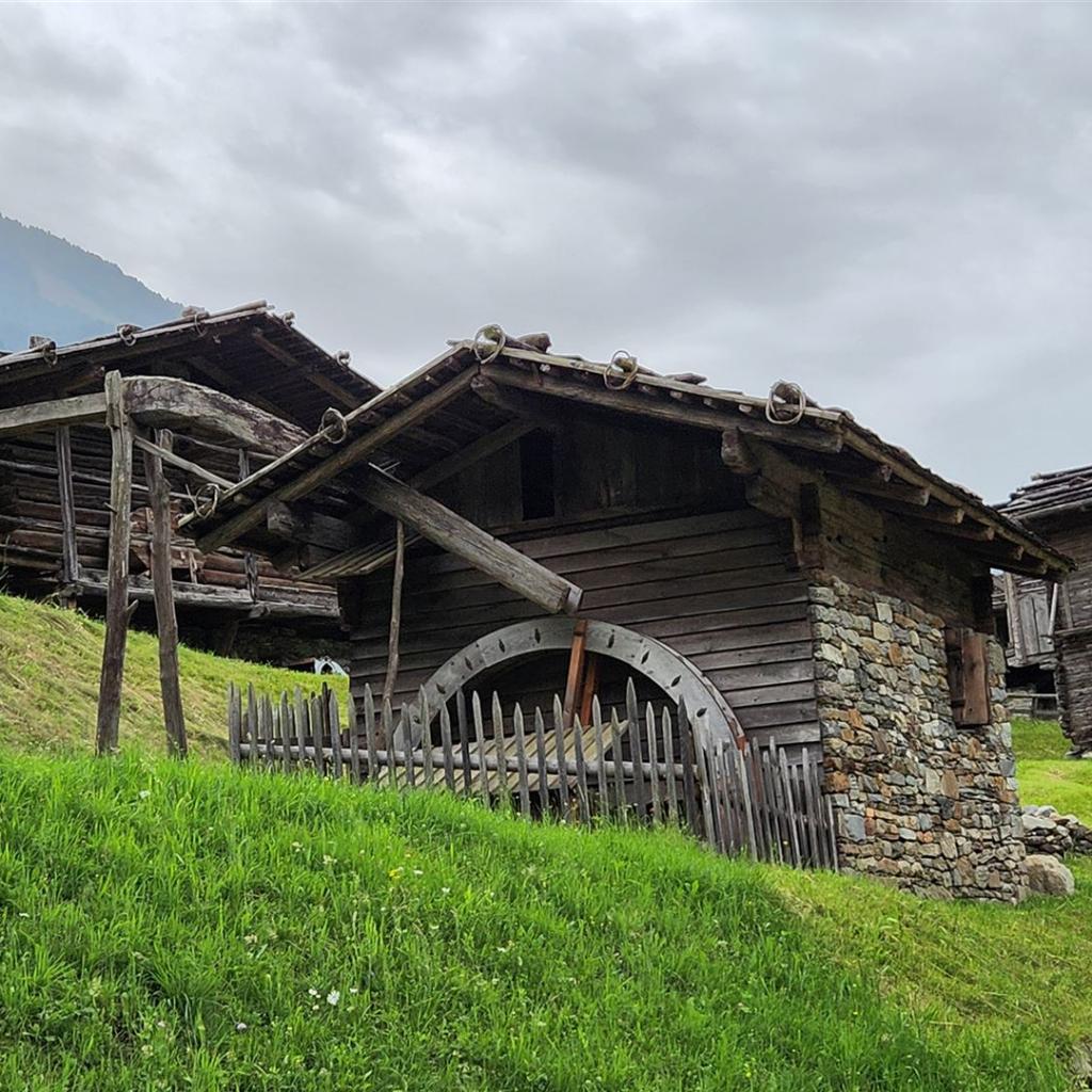 Freilichtbereich des Museum Passeier