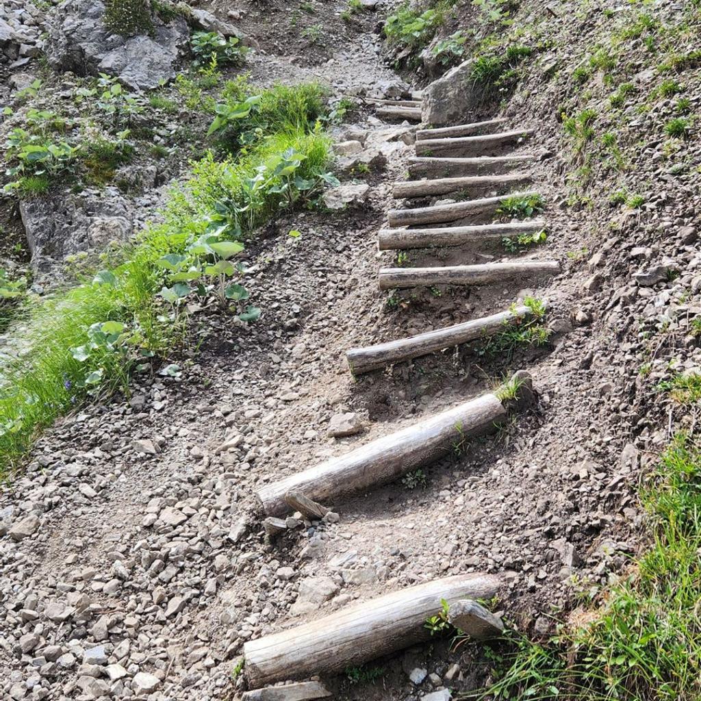 Aufstieg zum Schrofenpass