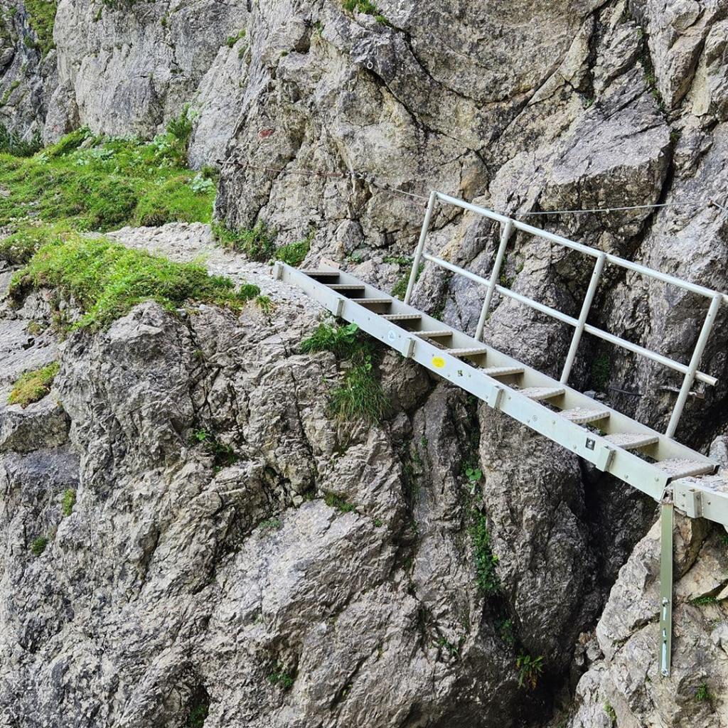 Aufstieg zum Schrofenpass