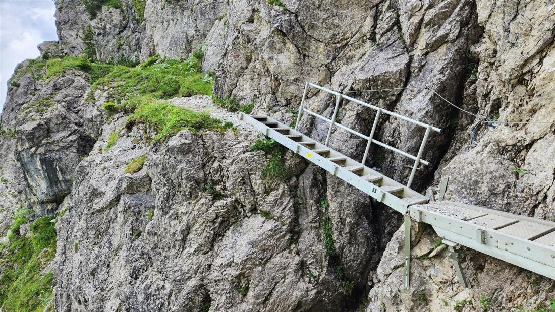 Aufstieg zum Schrofenpass