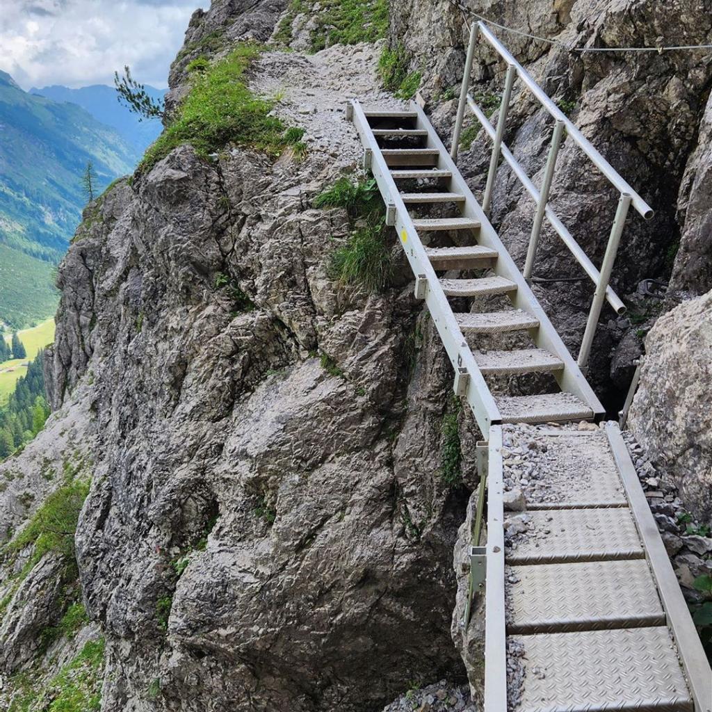 Aufstieg zum Schrofenpass