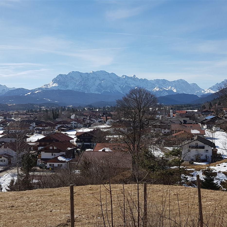 Blick über Wallgau