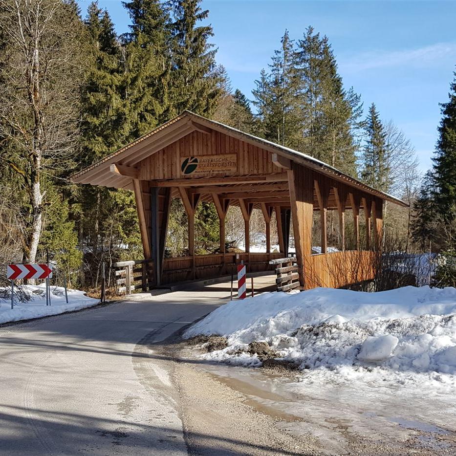 Mautstraße nach Vorderriß