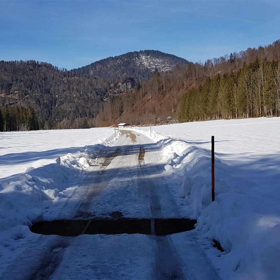 Vergeblicher Versuch: Rechts um den See herum