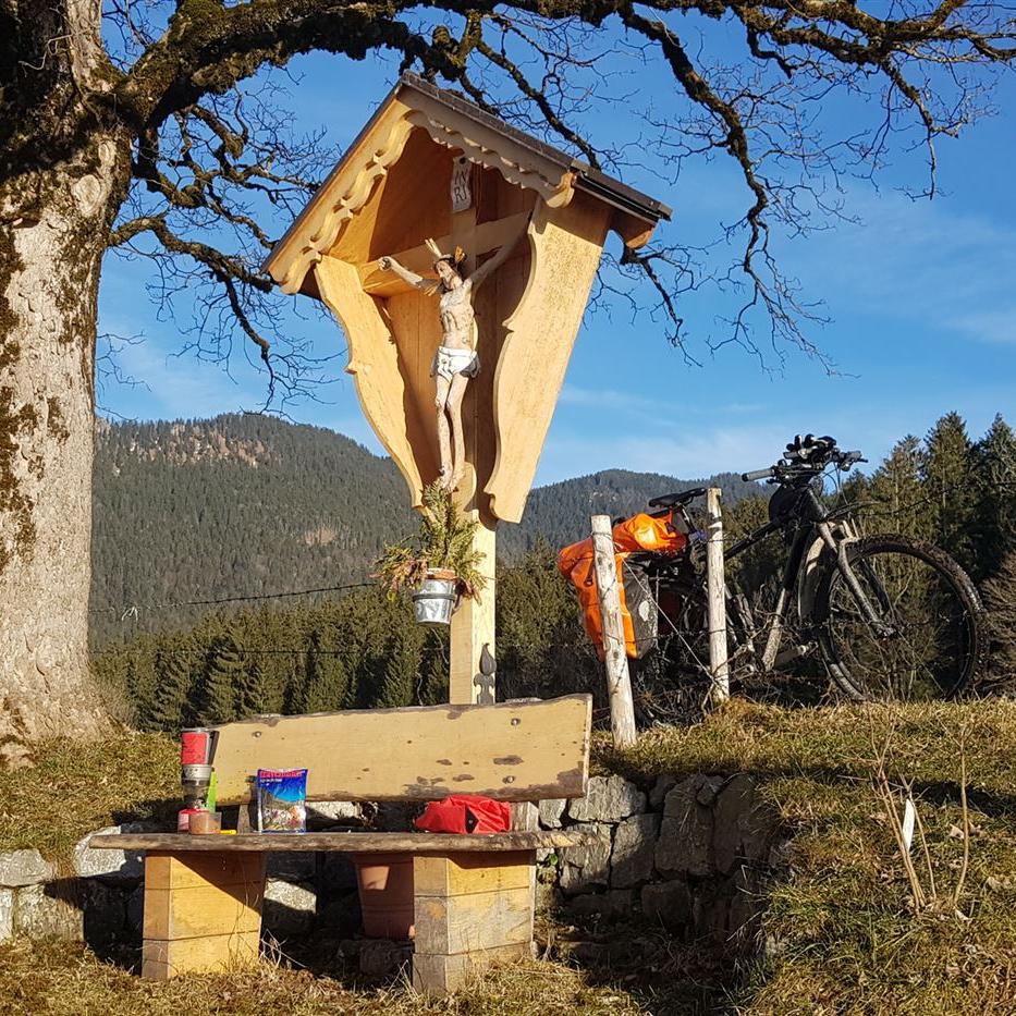 Eine warme Mahlzeit kurz vor Lenggries