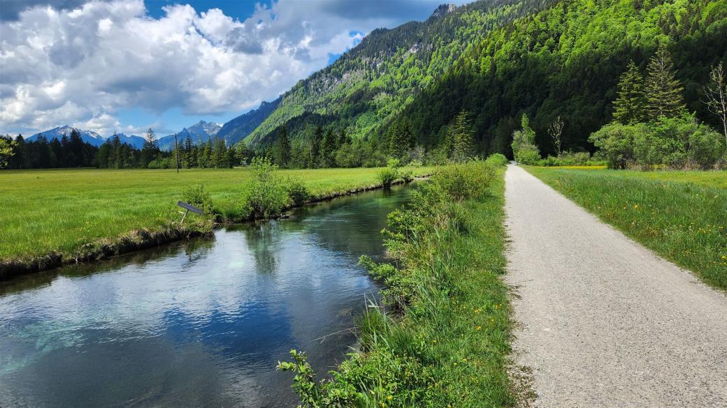 Glasklares Quellwasser