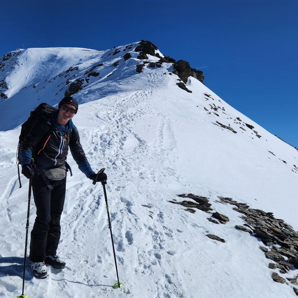 Blick zurück zur Hinteren Schöntaufspitze