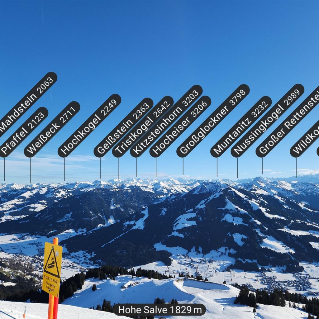 Kitzsteinhorn, Großglockner und Großvenediger