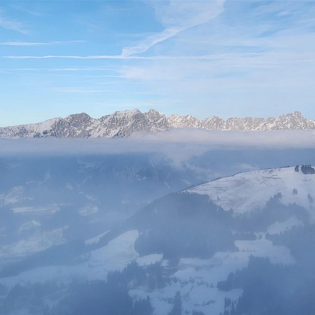 Der Wilde Kaiser im Nebel