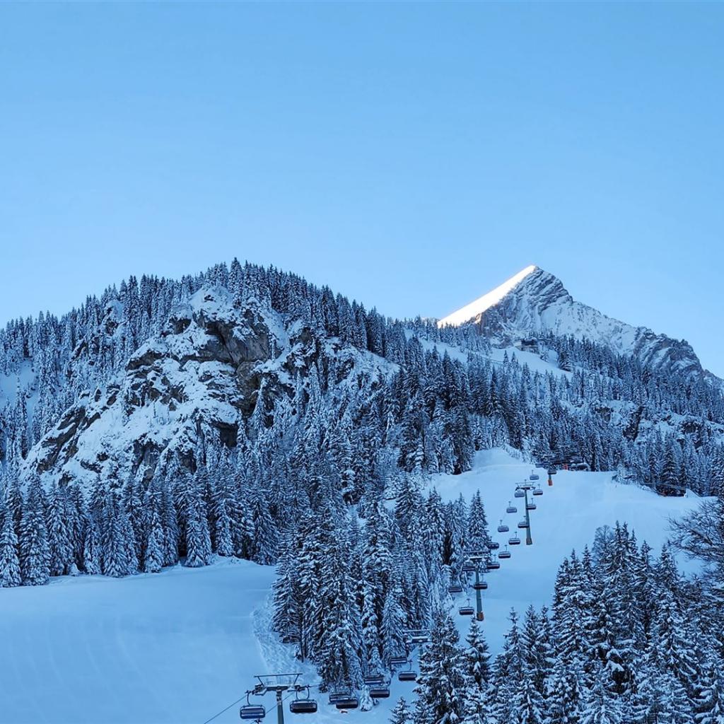 Kreuzwankl-Lift und Alpspitze