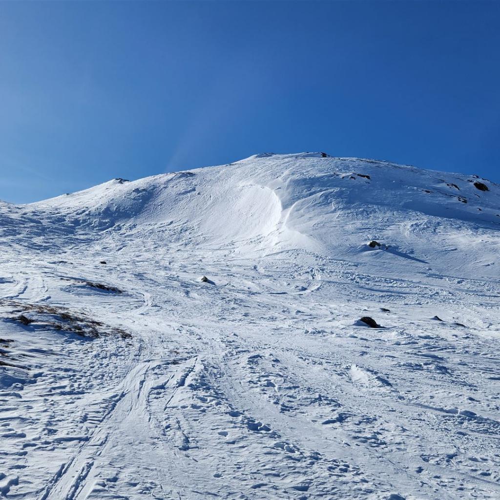 Der Gipfel in Reichweite