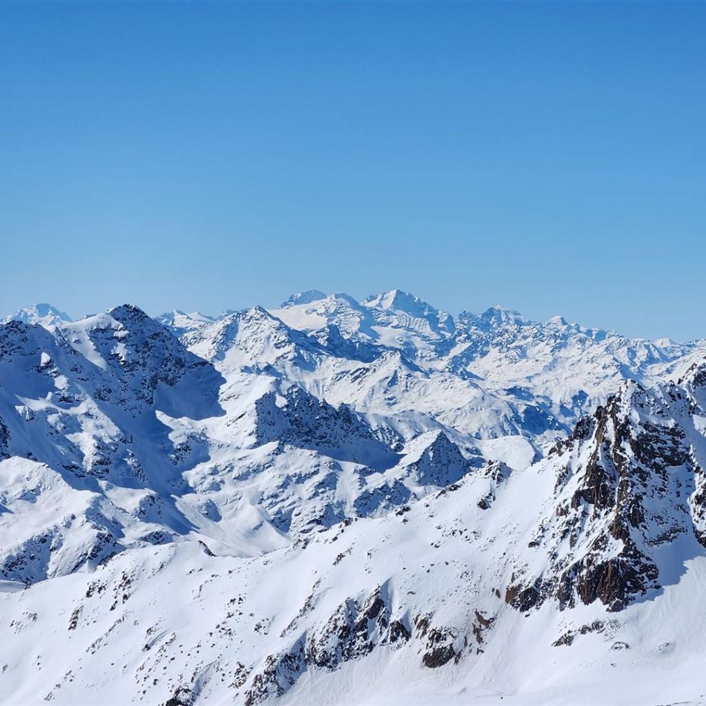 Blick zum Piz Bernina