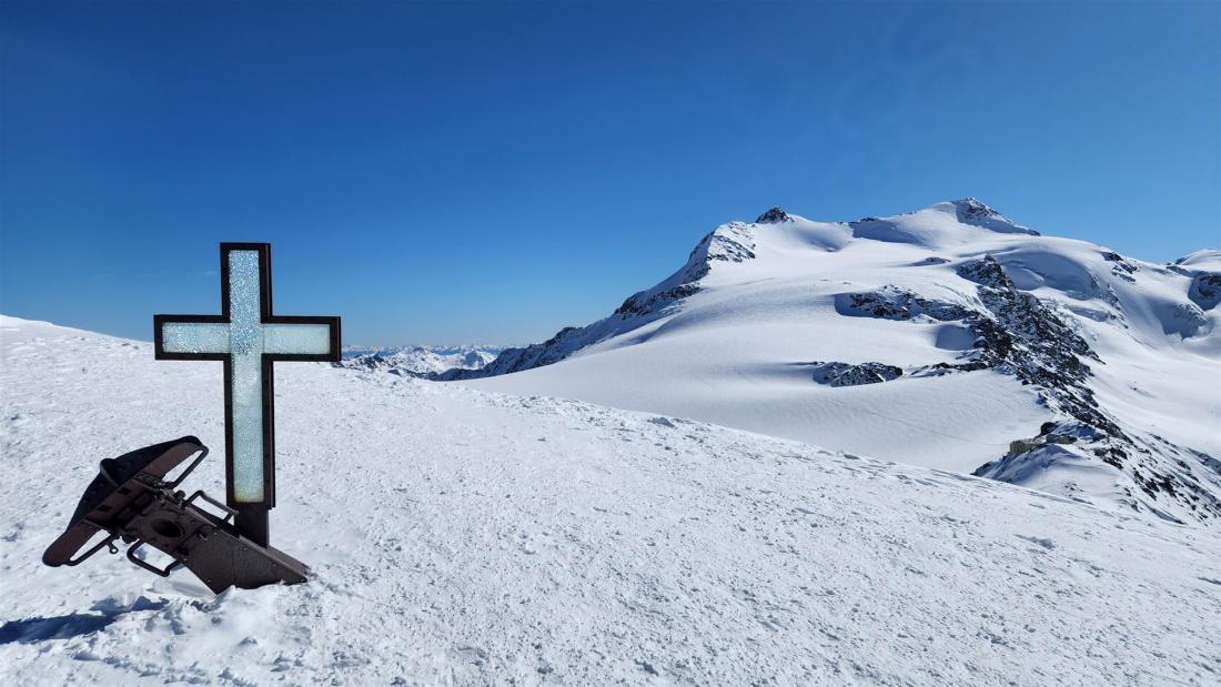 Blick zur Zufallspitze und zum Monte Cevedale
