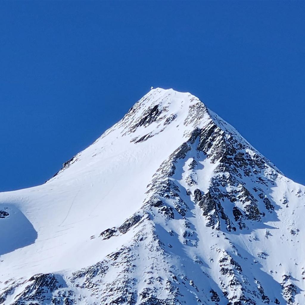 Bergsteiger an der Königsspitze