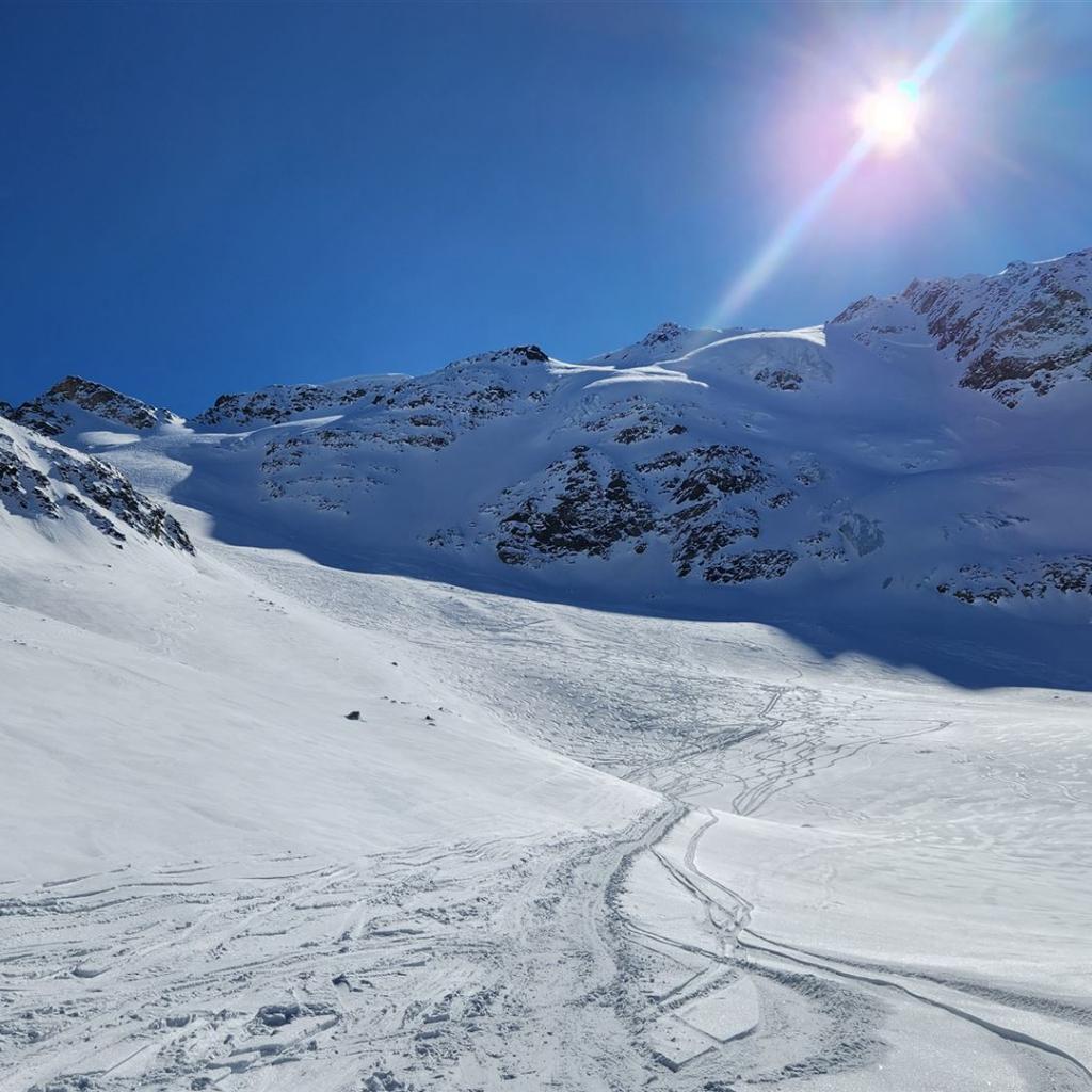 Blick zurück über den Suldenferner