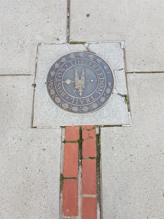 Endpunkt des Freedom Trail